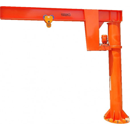 Кран консольный поворотный электрический TOR JIB г/п 2000 кг, высота 3 м, стрела 3 м